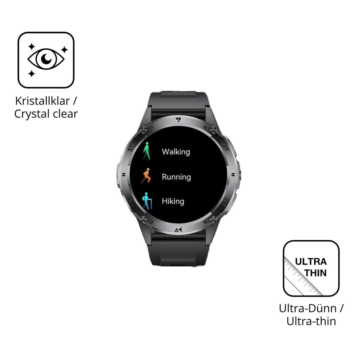 6x Schutzfolie klar für FITFLEX EF6 Display-Schutz (5)