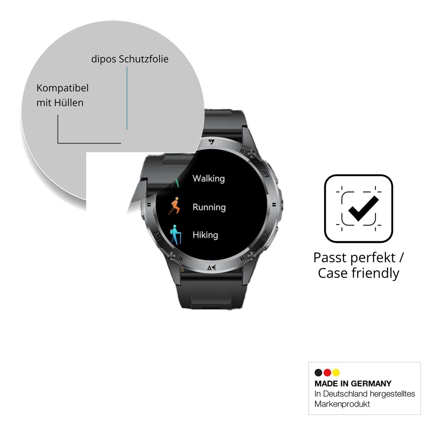 6x Schutzfolie klar für FITFLEX EF6 Display-Schutz (6)