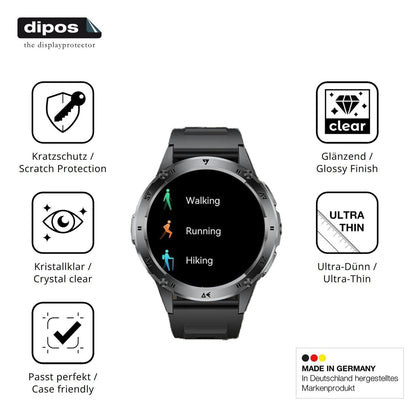 6x Schutzfolie klar für FITFLEX EF6 Display-Schutz (7)