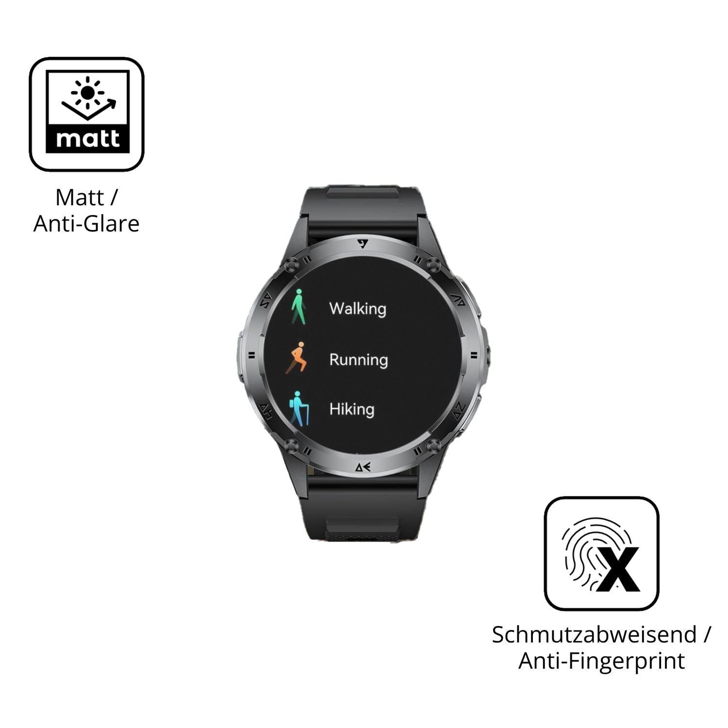 6x Schutzfolie matt für FITFLEX EF6 Display-Schutz (5)