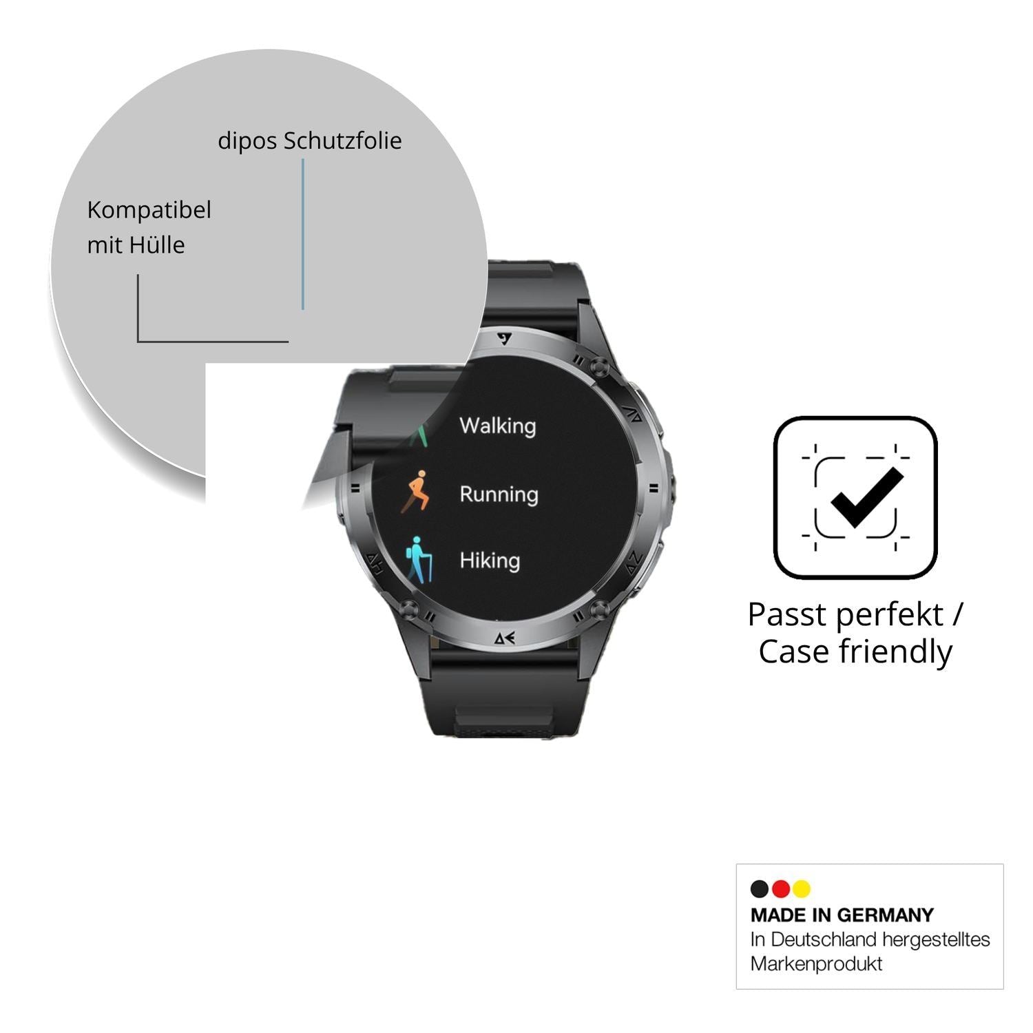 6x Schutzfolie matt für FITFLEX EF6 Display-Schutz (6)