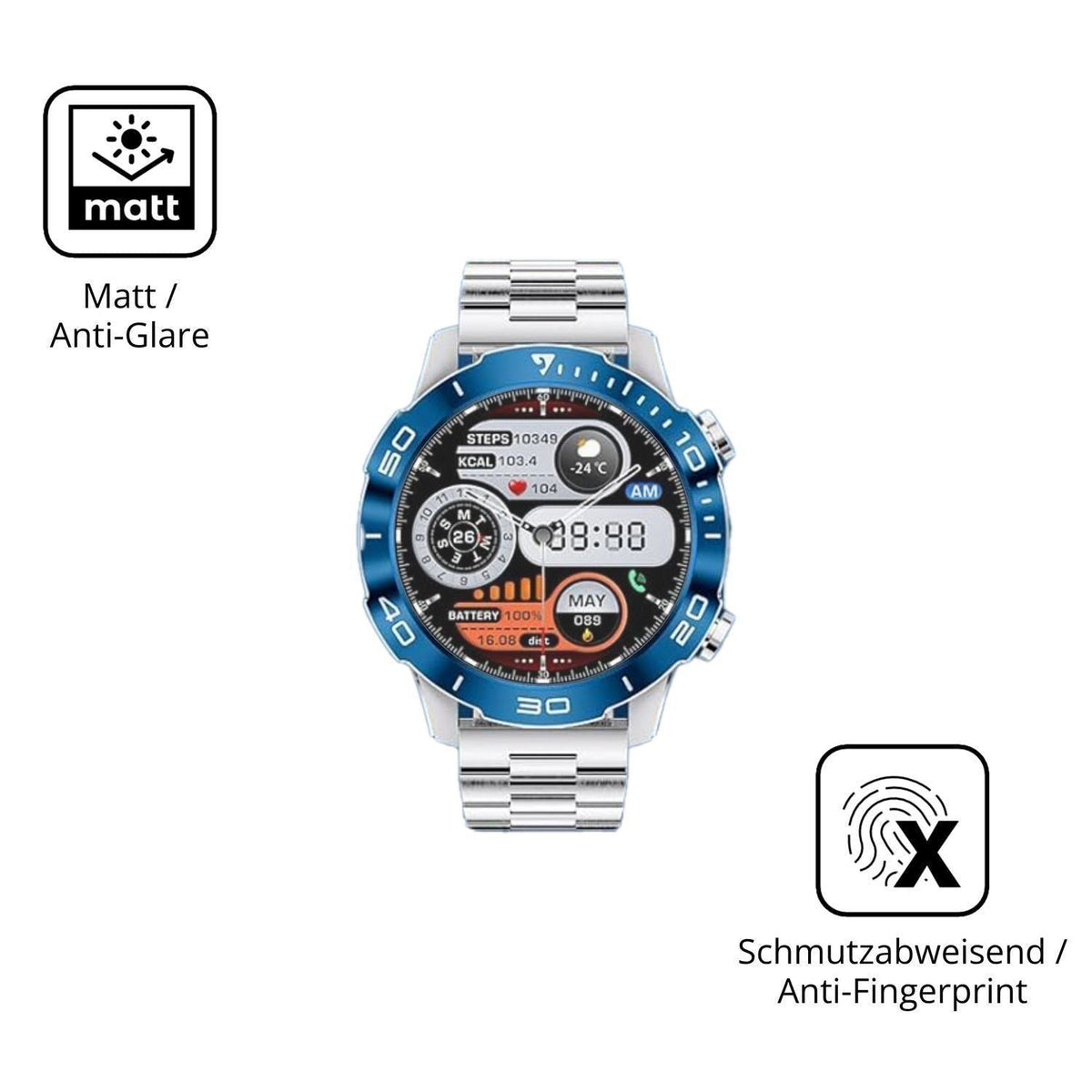6x Schutzfolie matt für LIGE TX7 Display-Schutzfol (5)