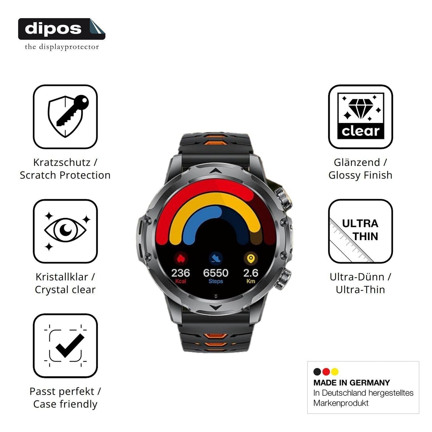 6x Schutzfolie klar für BENYAR SMART EF23 Display- (7)