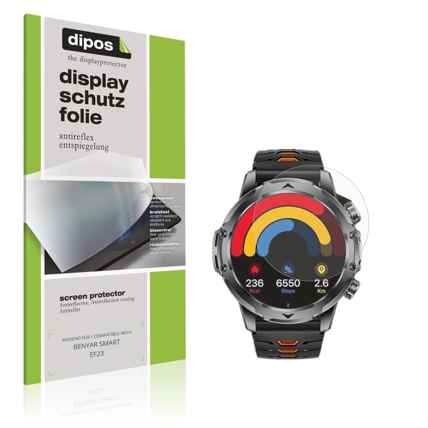 6x Schutzfolie matt für BENYAR SMART EF23 Display- (1)