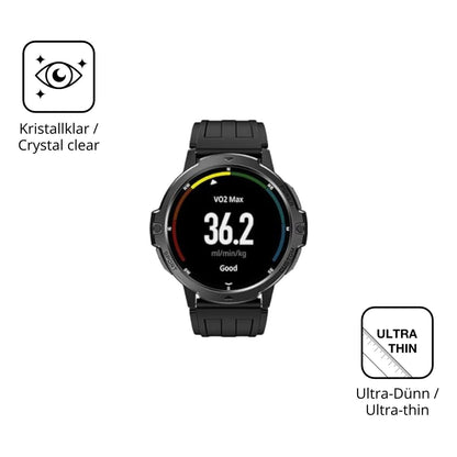 6x Schutzfolie klar für viqee 1.46 Zoll Smartwatch (5)