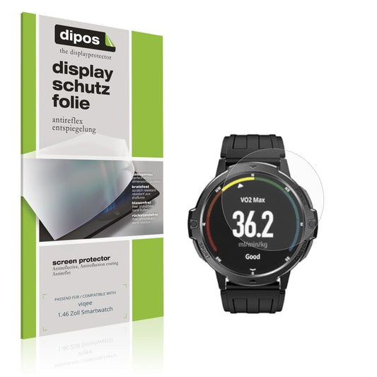 6x Schutzfolie matt für viqee 1.46 Zoll Smartwatch (1)