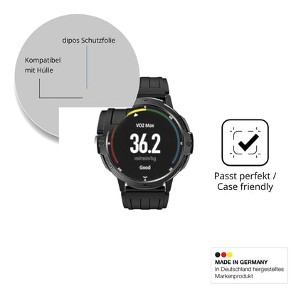 6x Schutzfolie matt für viqee 1.46 Zoll Smartwatch (6)