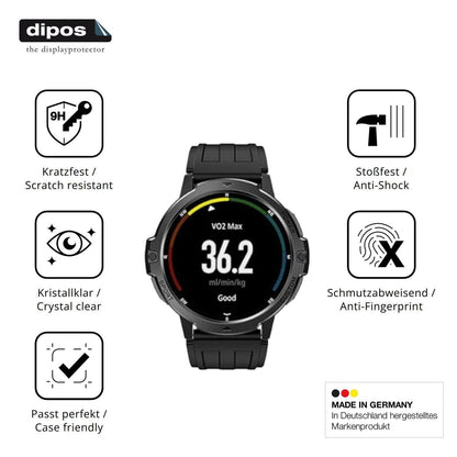 2x 9H Schutzfolie für viqee 1.46 Zoll Smartwatch P (7)