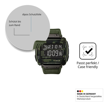 2x 9H Schutzfolie für Timex Command Shock Panzerfo (6)