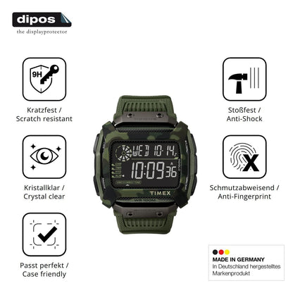2x 9H Schutzfolie für Timex Command Shock Panzerfo (7)