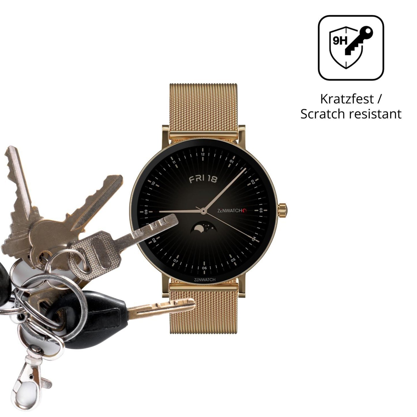 2x 9H Schutzfolie für Zenwatch Venice Pro 2.0 Panz (3)