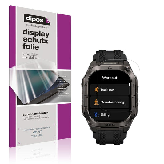 6x Schutzfolie klar für KOSPET Tank M4C Display-Sc (1)