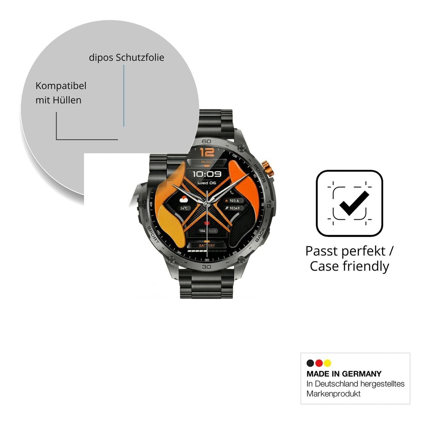 6x Schutzfolie klar für AAFGVC Zeus 2.0 Display-Sc (6)