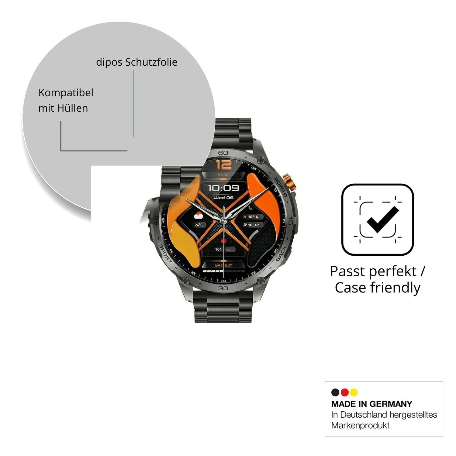 6x Schutzfolie klar für AAFGVC Zeus 2.0 Display-Sc (6)