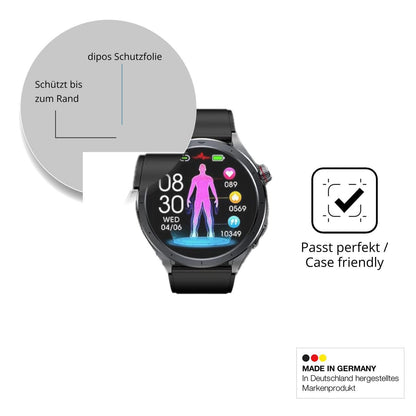 2x 9H Schutzfolie matt für YUPENG ET472 Panzerfoli (6)