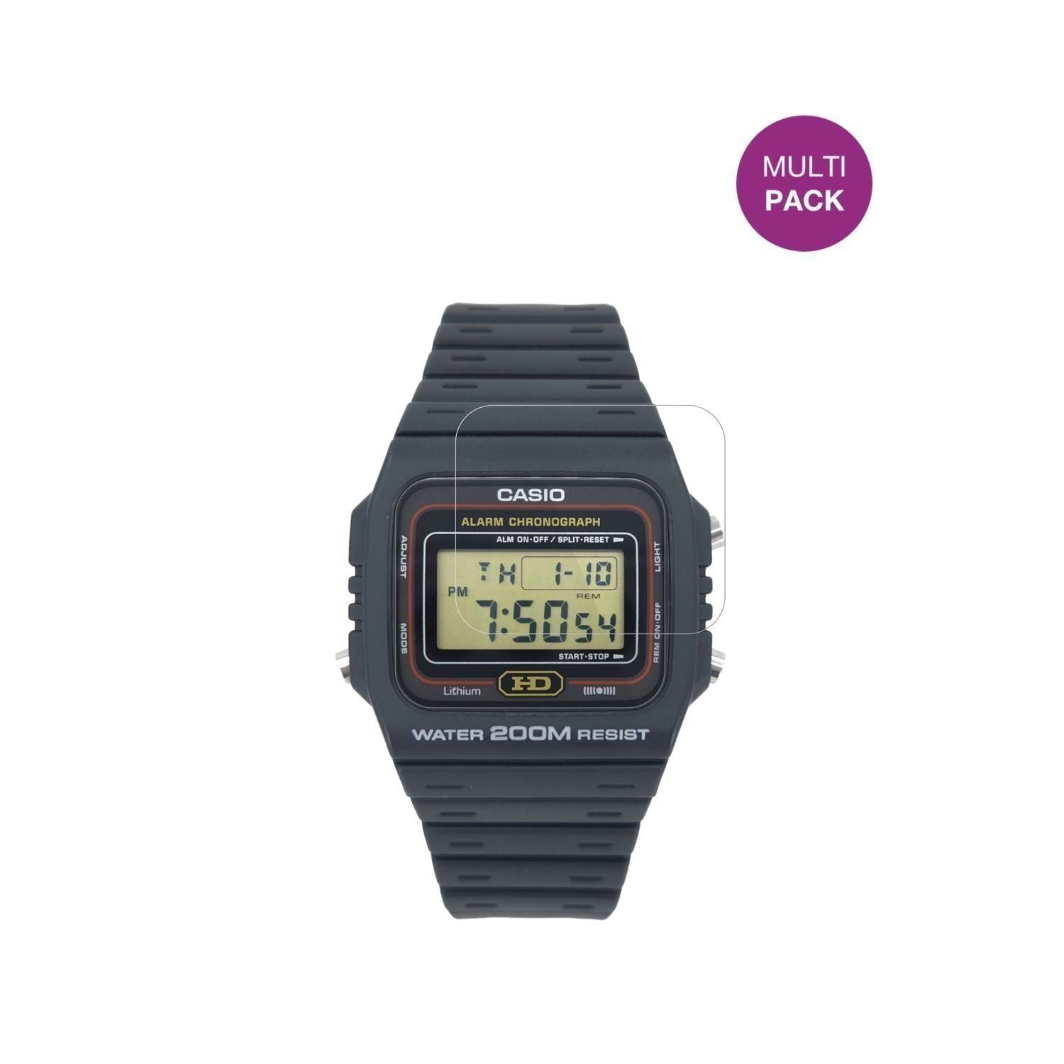 6x Schutzfolie klar für Casio DW-260 Display-Schut (2)