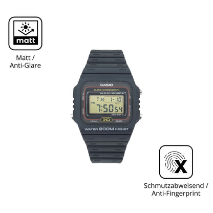 6x Schutzfolie matt für Casio DW-260 Display-Schut (5)