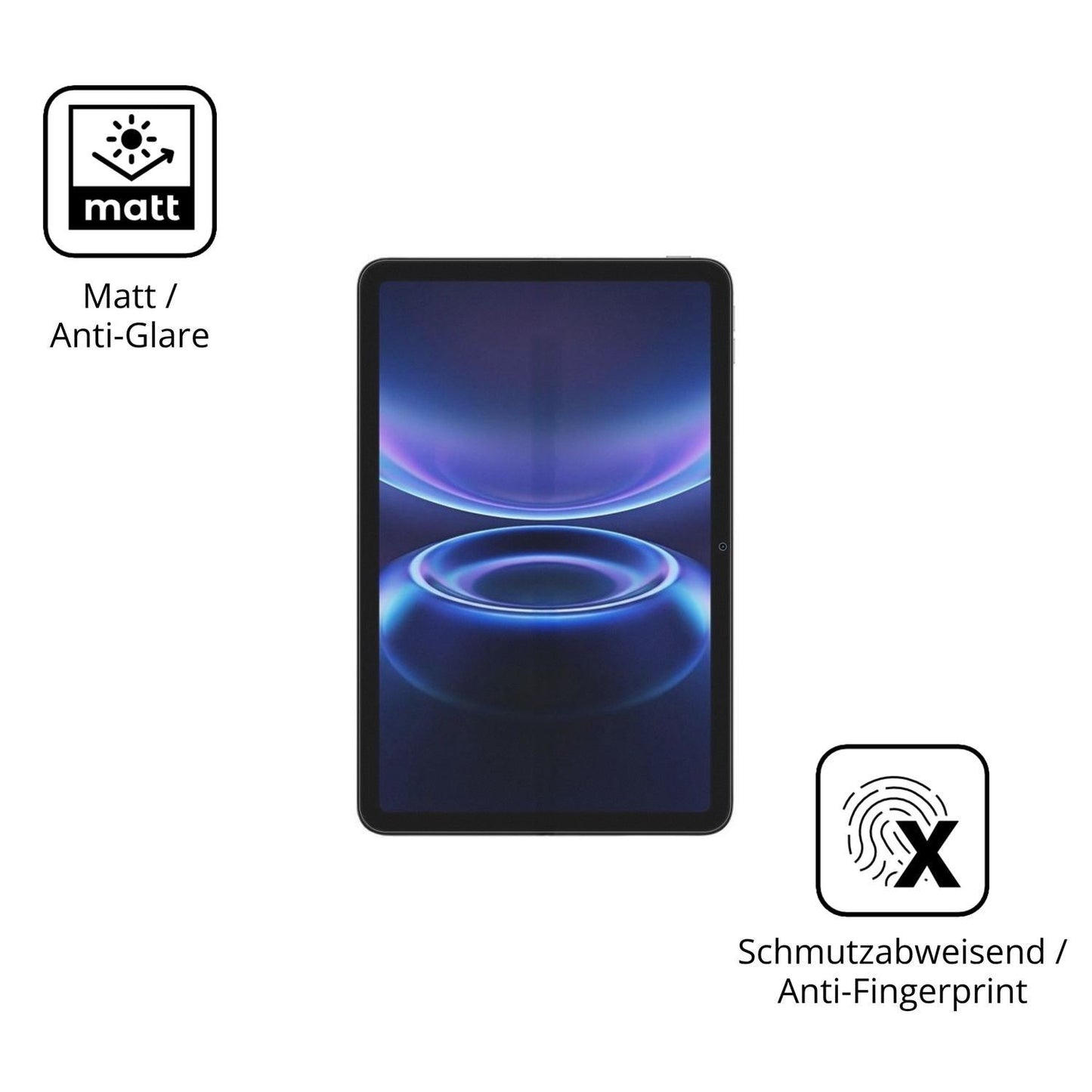 2x Schutzfolie matt für Redmi Pad 2 SE Display-Sch (5)