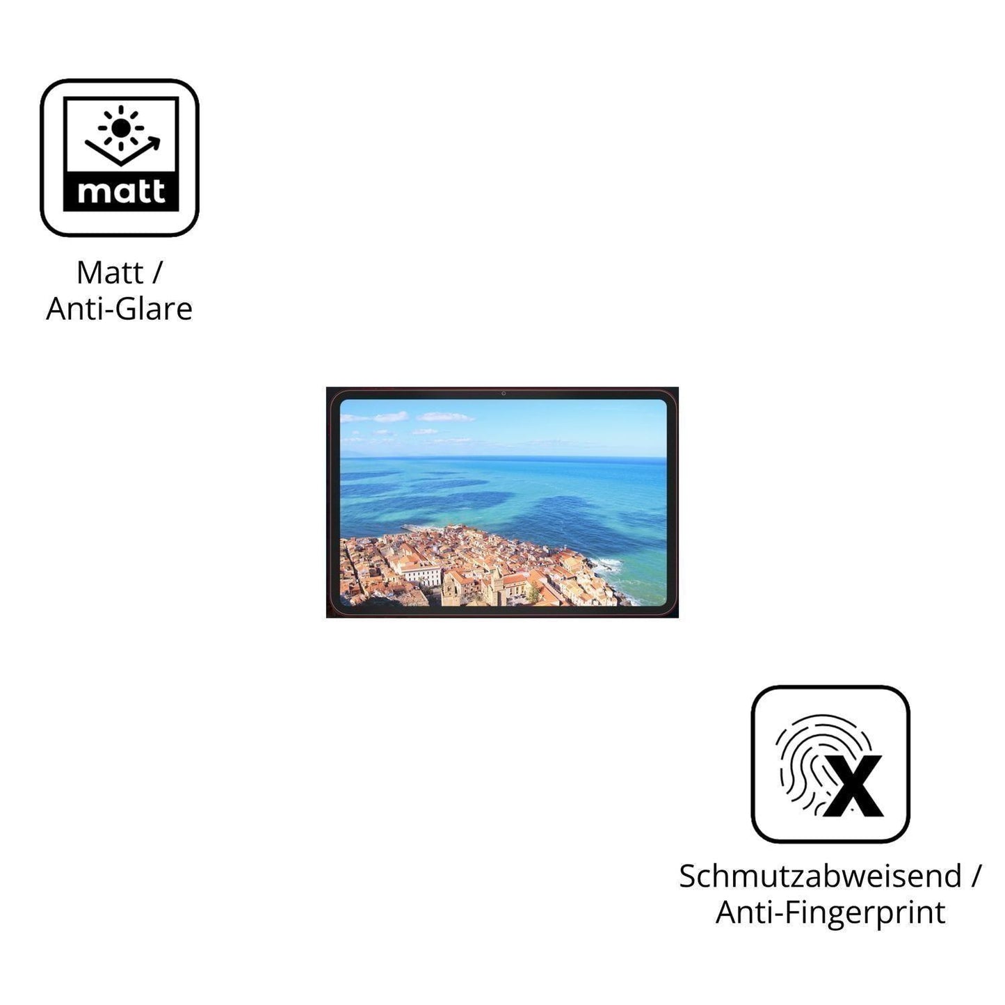 2x Schutzfolie matt für TECLAST T65 Plus Display-S (5)
