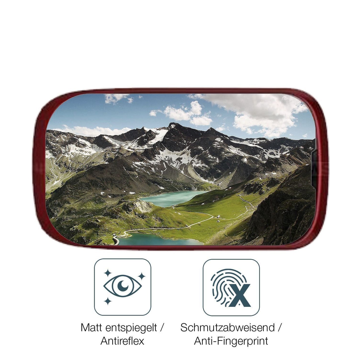 2x 9H Schutzfolie matt für Coolpad 8020 Panzerfoli (5)