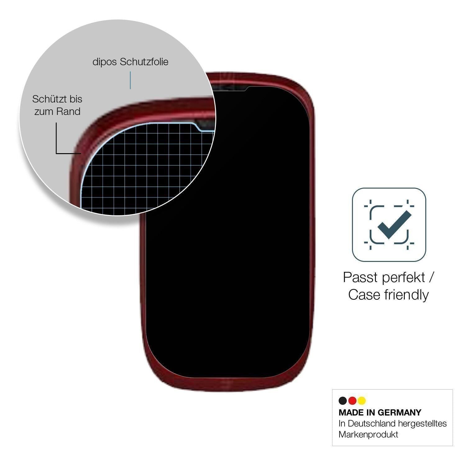 2x 9H Schutzfolie matt für Coolpad 8020 Panzerfoli (6)