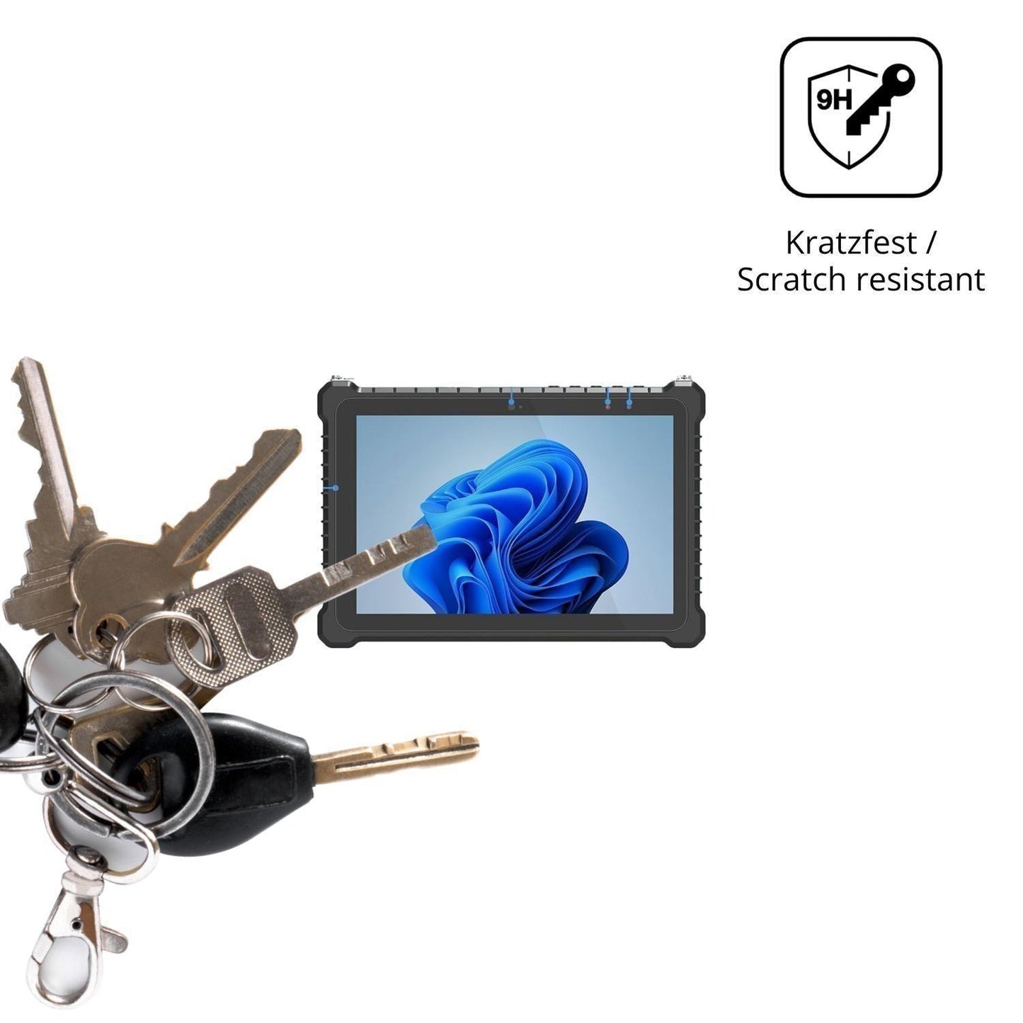 2x 9H Schutzfolie für NORQIN 10.1 Rugged Tablet N5 (3)