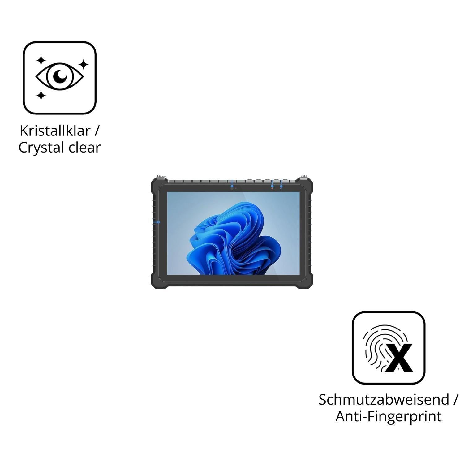 2x 9H Schutzfolie für NORQIN 10.1 Rugged Tablet N5 (5)