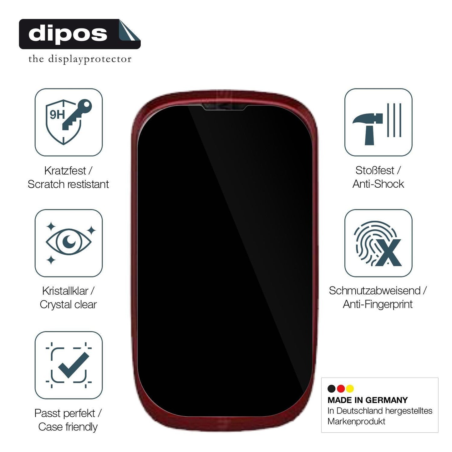 2x 9H Schutzfolie für Coolpad 8020 Panzerfolie (7)