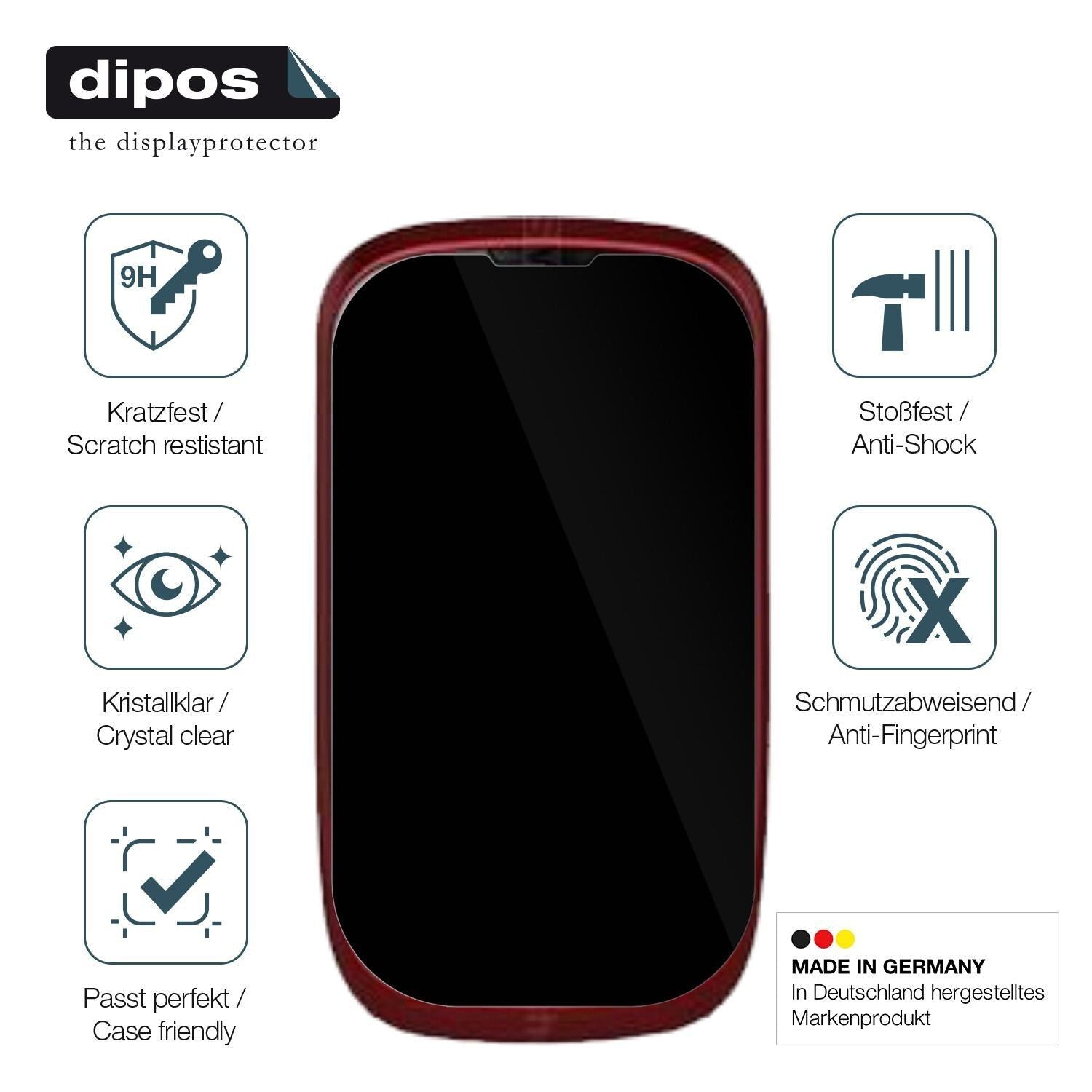 2x 9H Schutzfolie für Coolpad 8020 Panzerfolie (7)