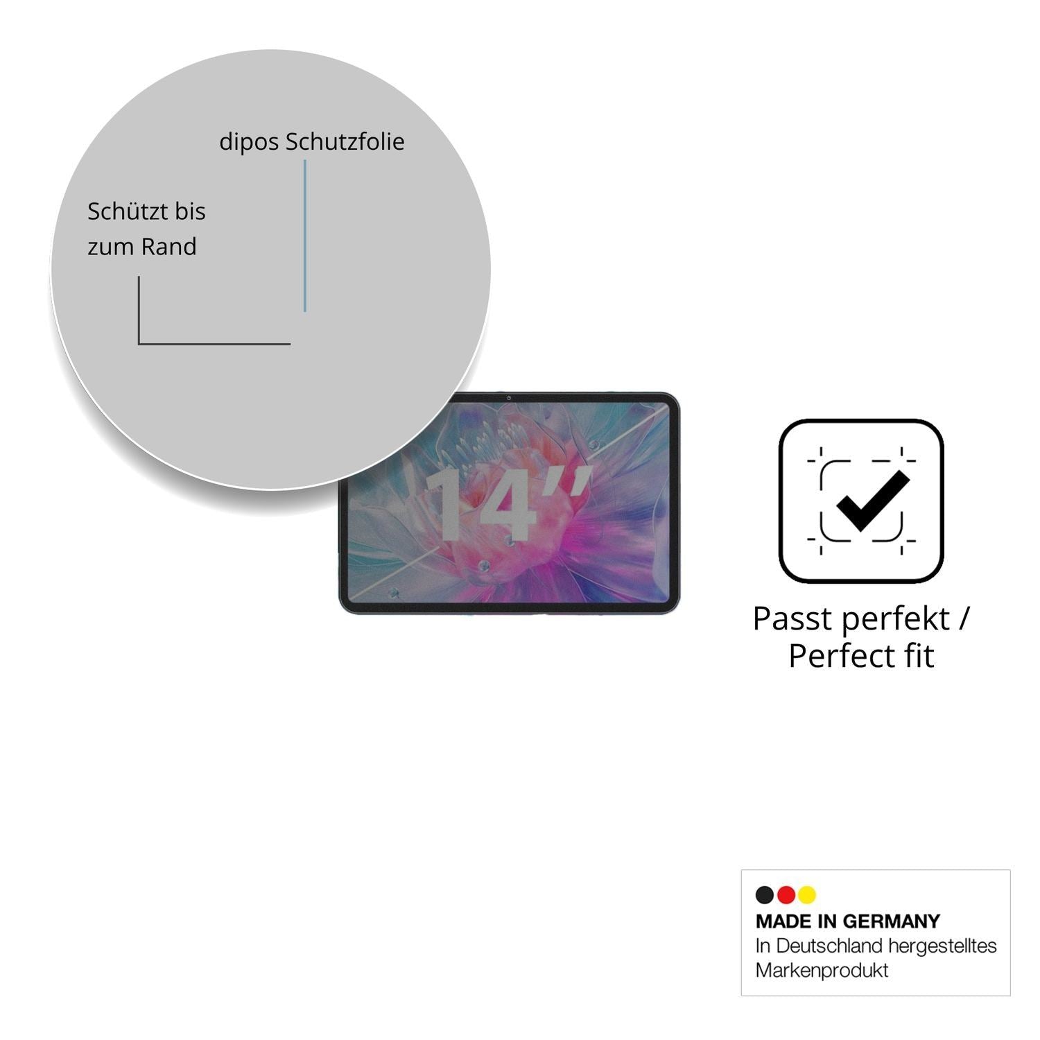Blickschutzfolie für LEVIRTU M328 matt Schutzfolie (4)