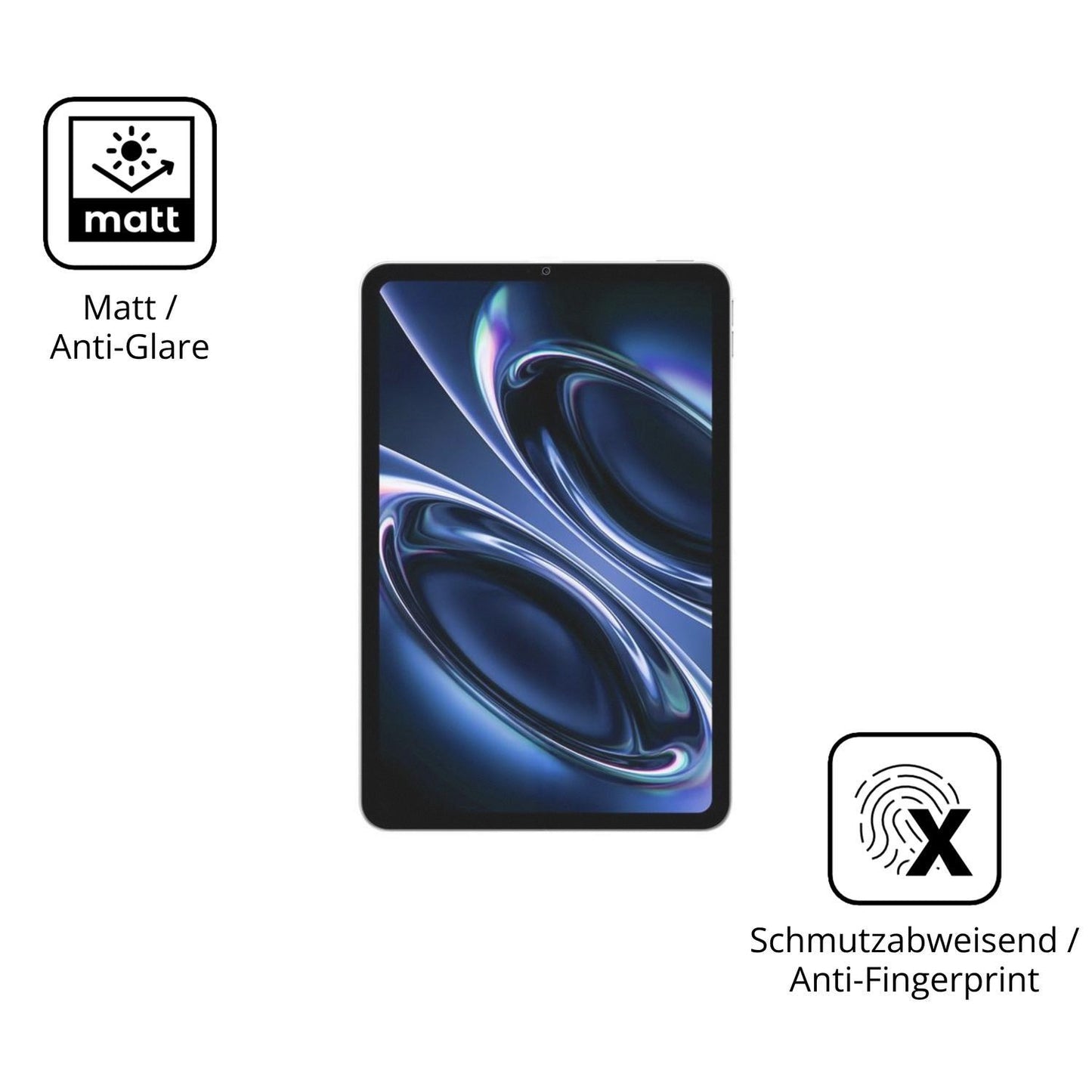 2x 9H Schutzfolie matt für Redmi K Pad 2 Panzerfol (5)