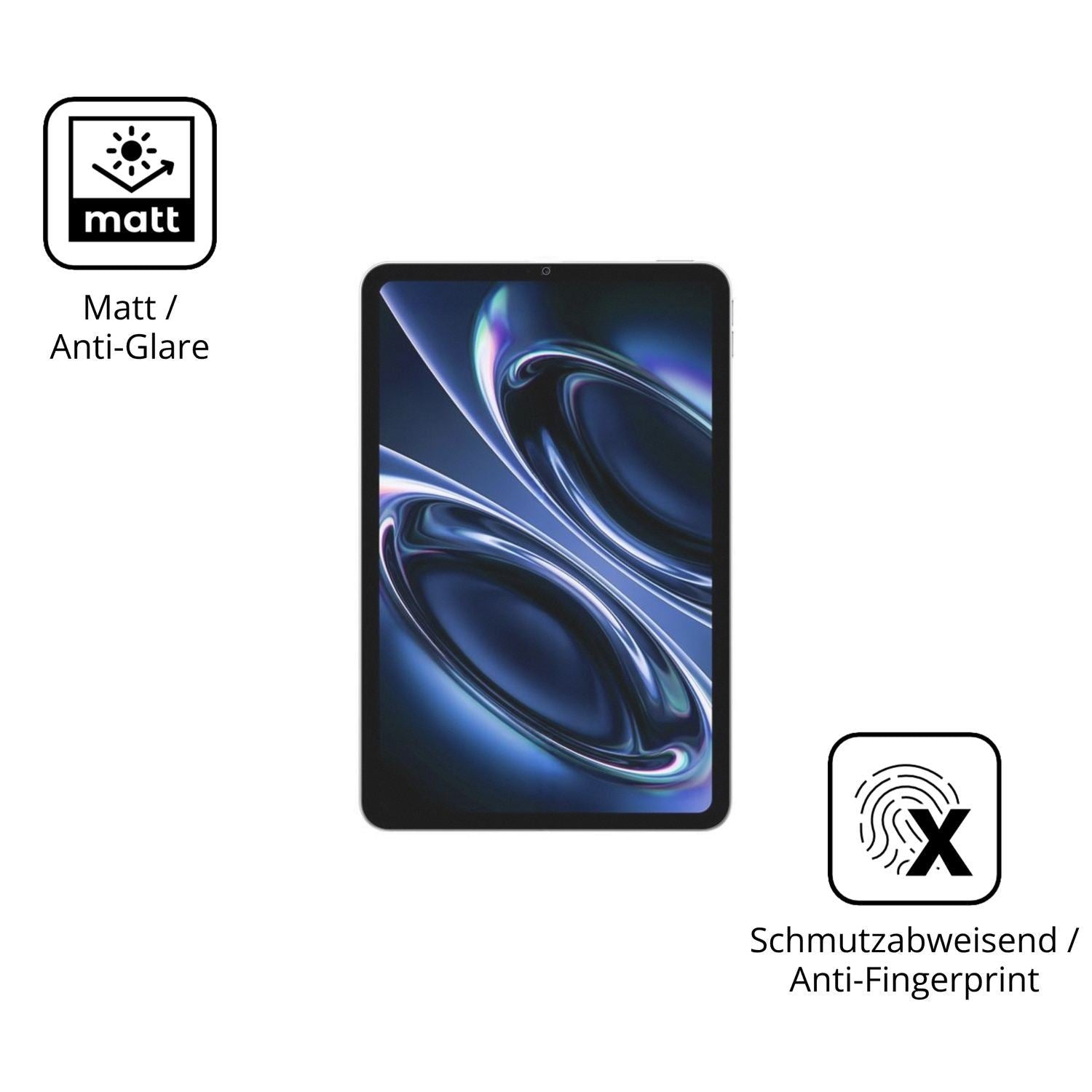 2x 9H Schutzfolie matt für Redmi K Pad 2 Panzerfol (5)