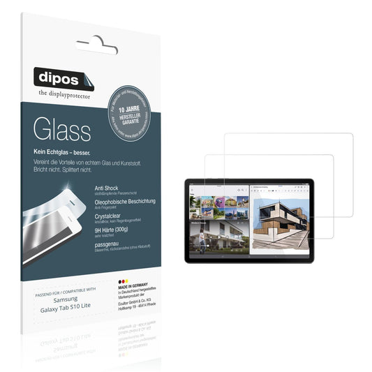 2x 9H Schutzfolie für Samsung Galaxy Tab S10 Lite  (1)