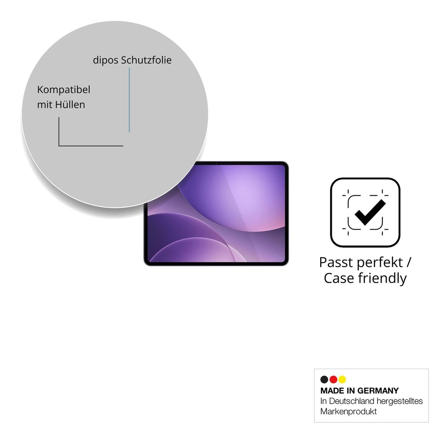 2x Schutzfolie klar für Oppo Pad 5 Display-Schutzf (6)