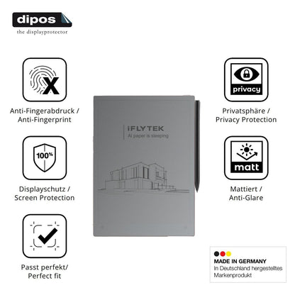 Blickschutzfolie für iFLYTEK AINOTE 2 10.7 matt Sc (5)