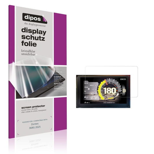 2x Schutzfolie klar für Zontes 368G 2025 Display-S (1)