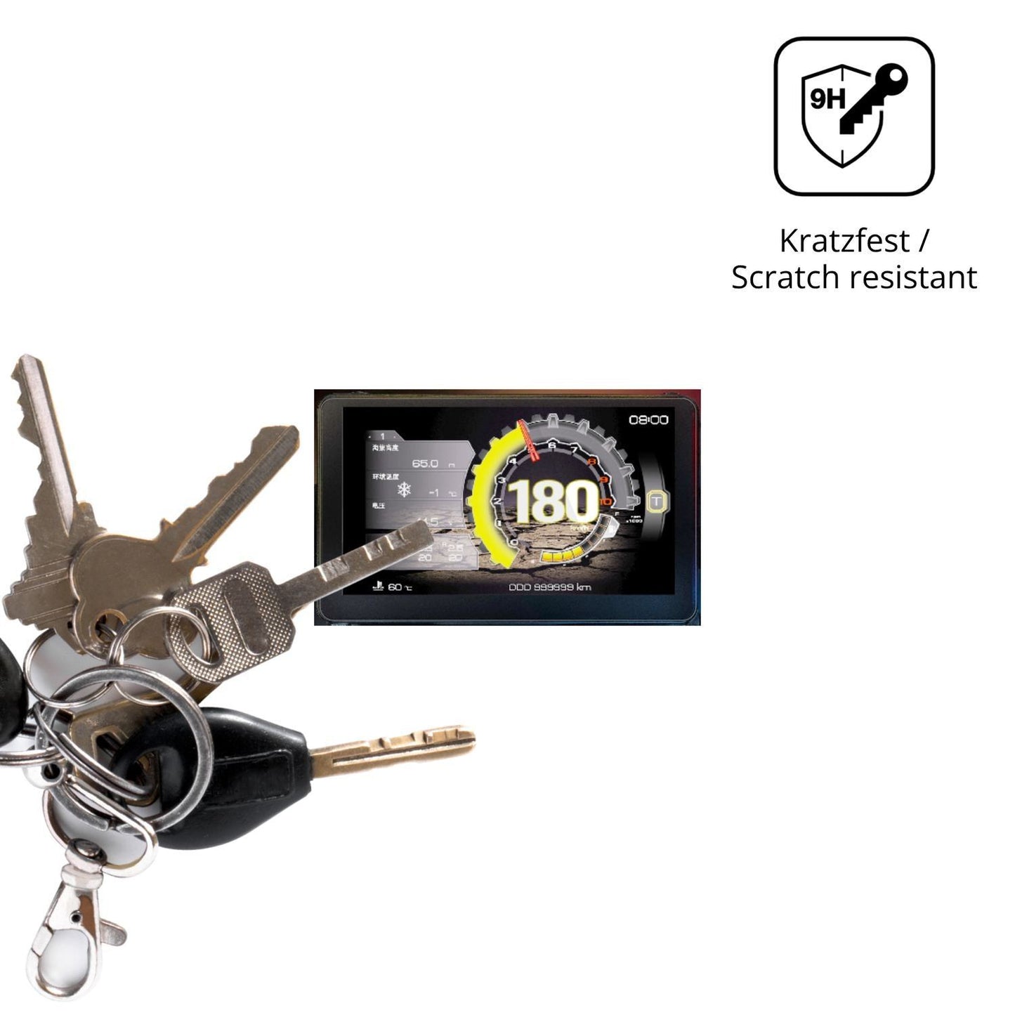 2x 9H Schutzfolie für Zontes 368G 2025 Panzerfolie (3)