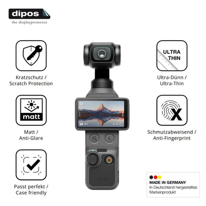 4x Schutzfolie matt für DJI Osmo Pocket 4 Display- (7)