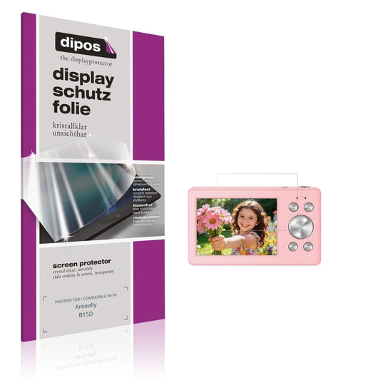4x Schutzfolie klar für Aroeally B15D Display-Schu (1)