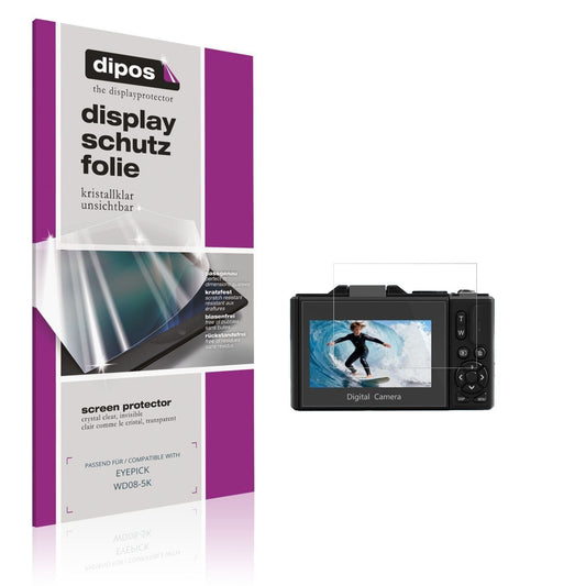 4x Schutzfolie klar für EYEPICK WD08-5K Display-Sc (1)
