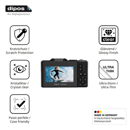4x Schutzfolie klar für EYEPICK WD08-5K Display-Sc (7)