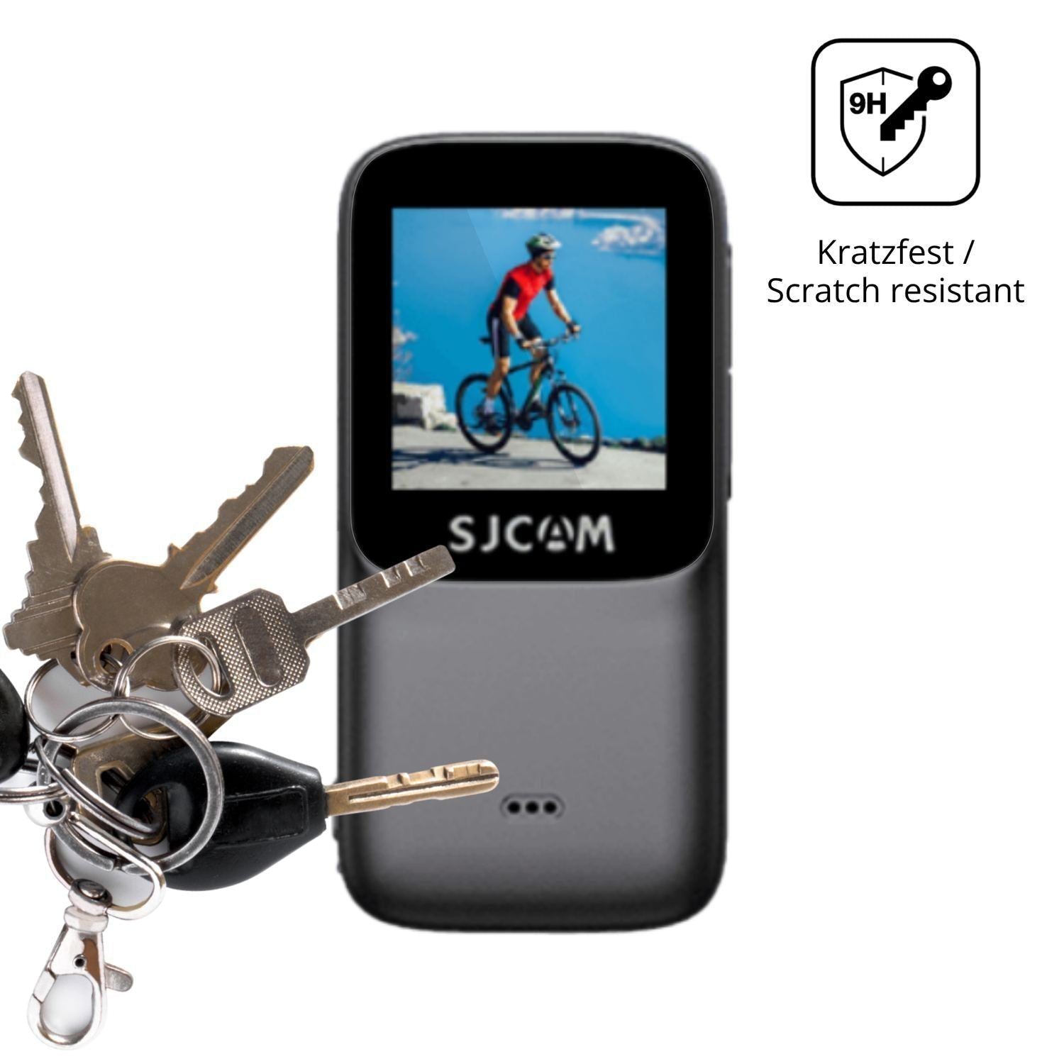 2x 9H Schutzfolie für SJCAM C200 Pro Panzerfolie (3)