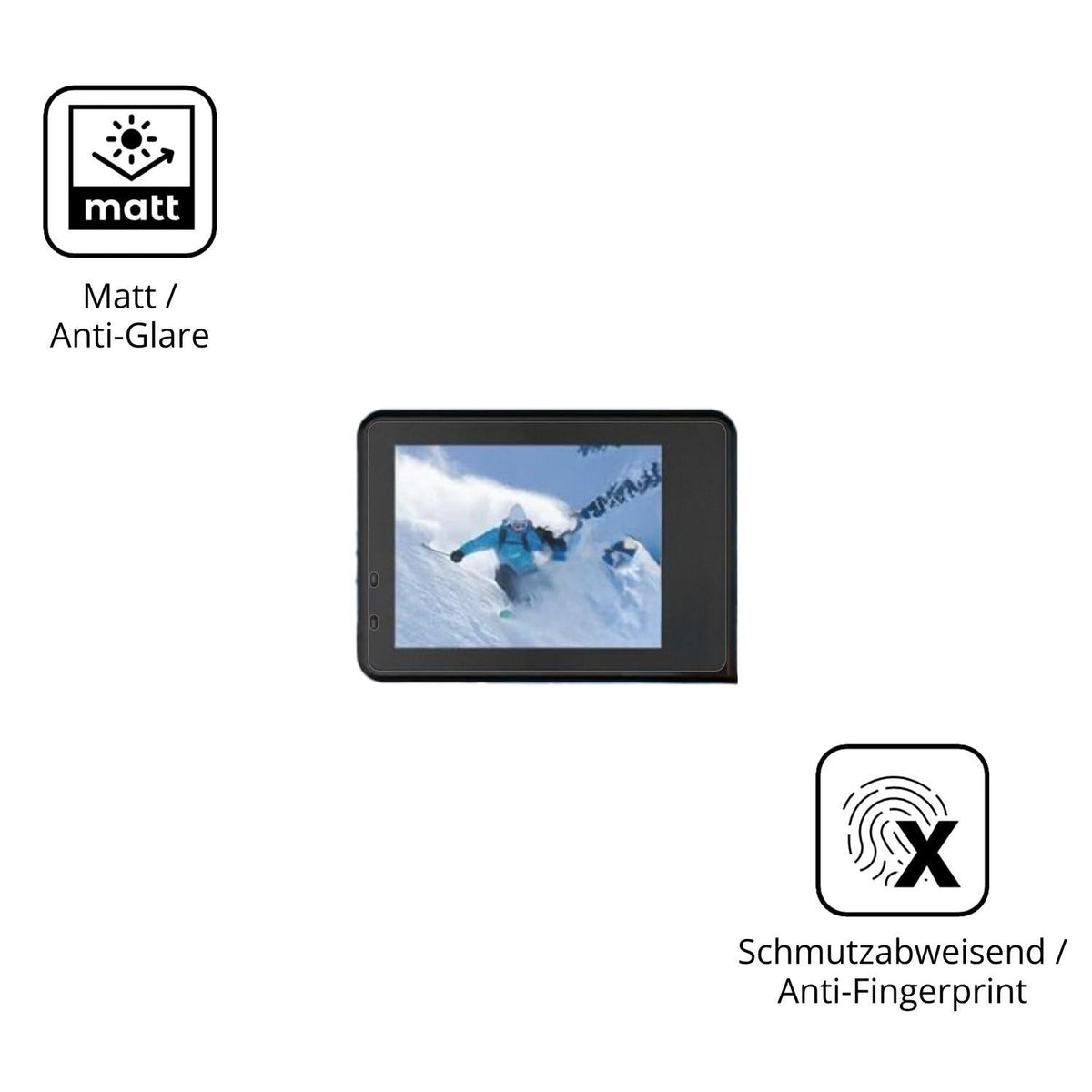 4x Schutzfolie matt für SWZEC pixgofun 5K Display- (5)