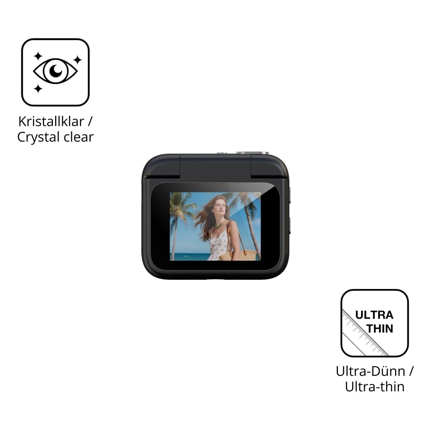 4x Schutzfolie klar für SPORTARC Y360 Display-Schu (5)