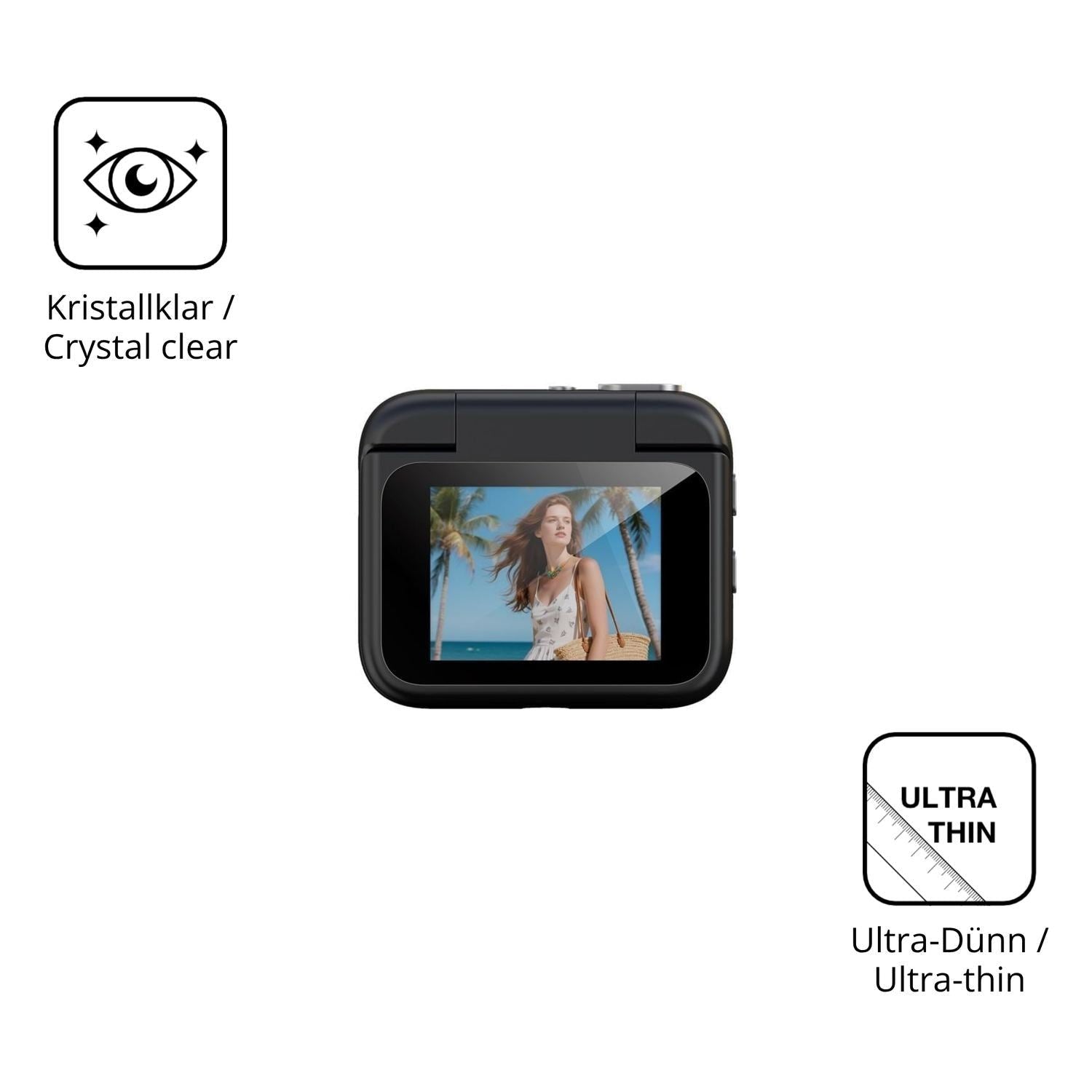 4x Schutzfolie klar für SPORTARC Y360 Display-Schu (5)