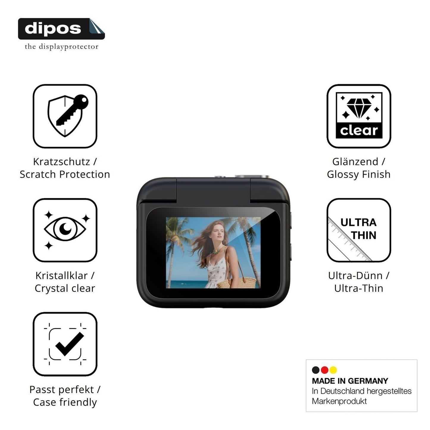 4x Schutzfolie klar für SPORTARC Y360 Display-Schu (7)