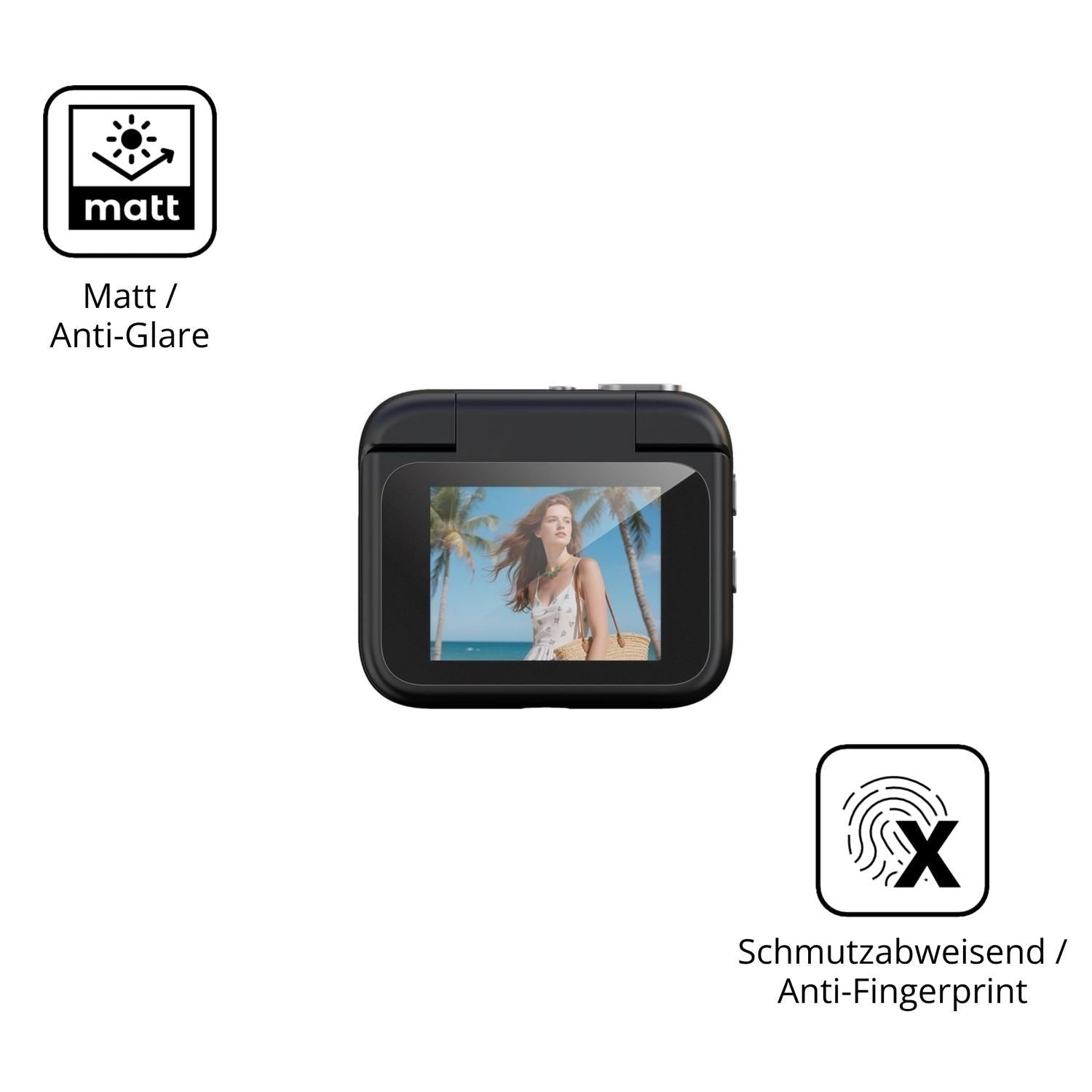 4x Schutzfolie matt für SPORTARC Y360 Display-Schu (5)