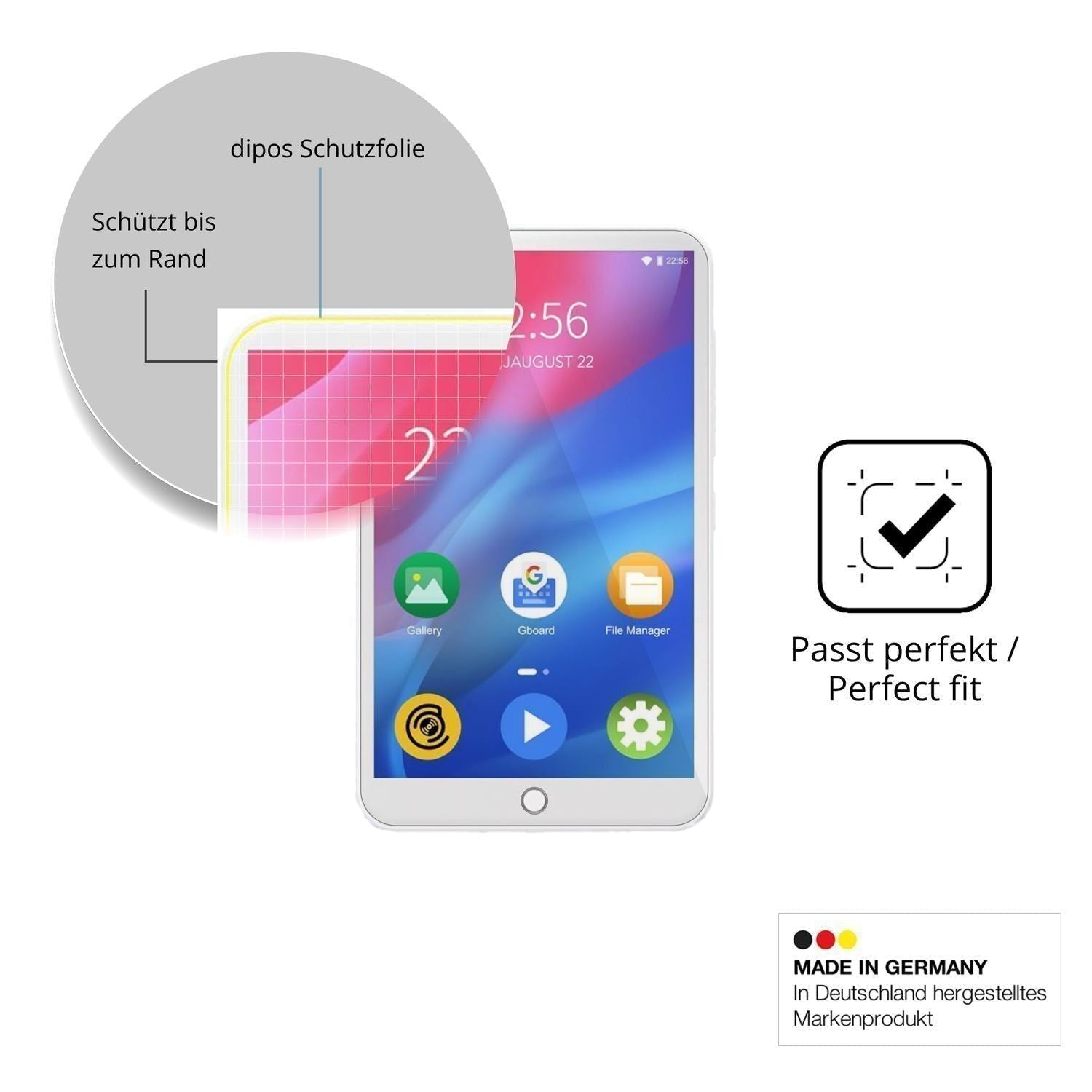 2x 3D Full Cover Schutzfolie für MECHEN H1 Pro (6)