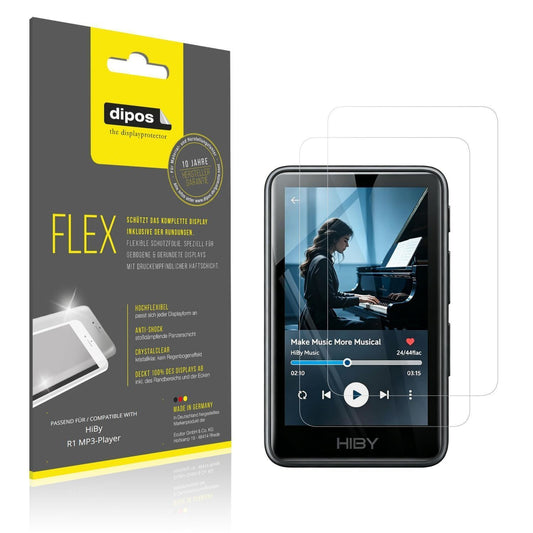 2x 3D Full Cover Schutzfolie für HiBy R1 MP3-Playe (1)