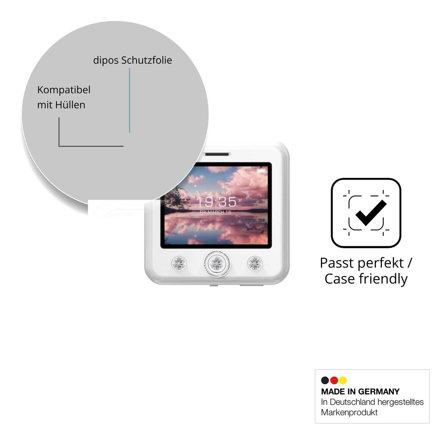 4x Schutzfolie klar für Onestyle Diamond Display-S (6)